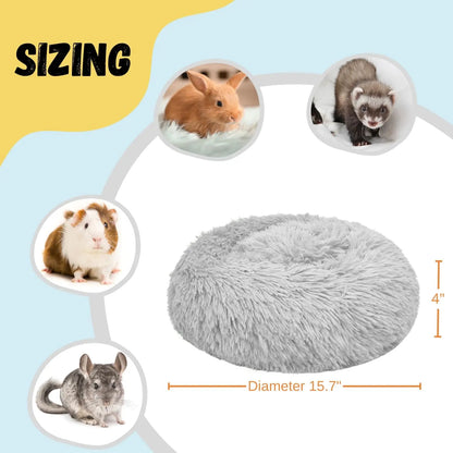 Bunny Bed Hideout Large Soft & Comfortable Small Bedding Cozy Bed Mat Warm Hideaway Cage Accessories for Guinea Pig