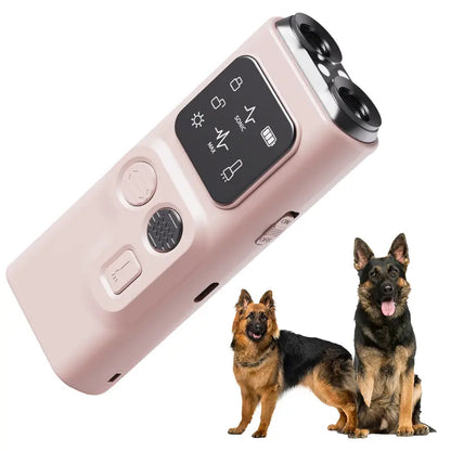 Pet Parade Ultrasonic Dog Bark Suppressor - 4 Training Modes, 50-Foot Range, Safe and Humane Handheld Device for Indoor and Outdoor Use