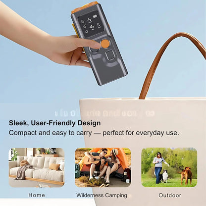Pet Parade Ultrasonic Dog Bark Suppressor - 4 Training Modes, 50-Foot Range, Safe and Humane Handheld Device for Indoor and Outdoor Use