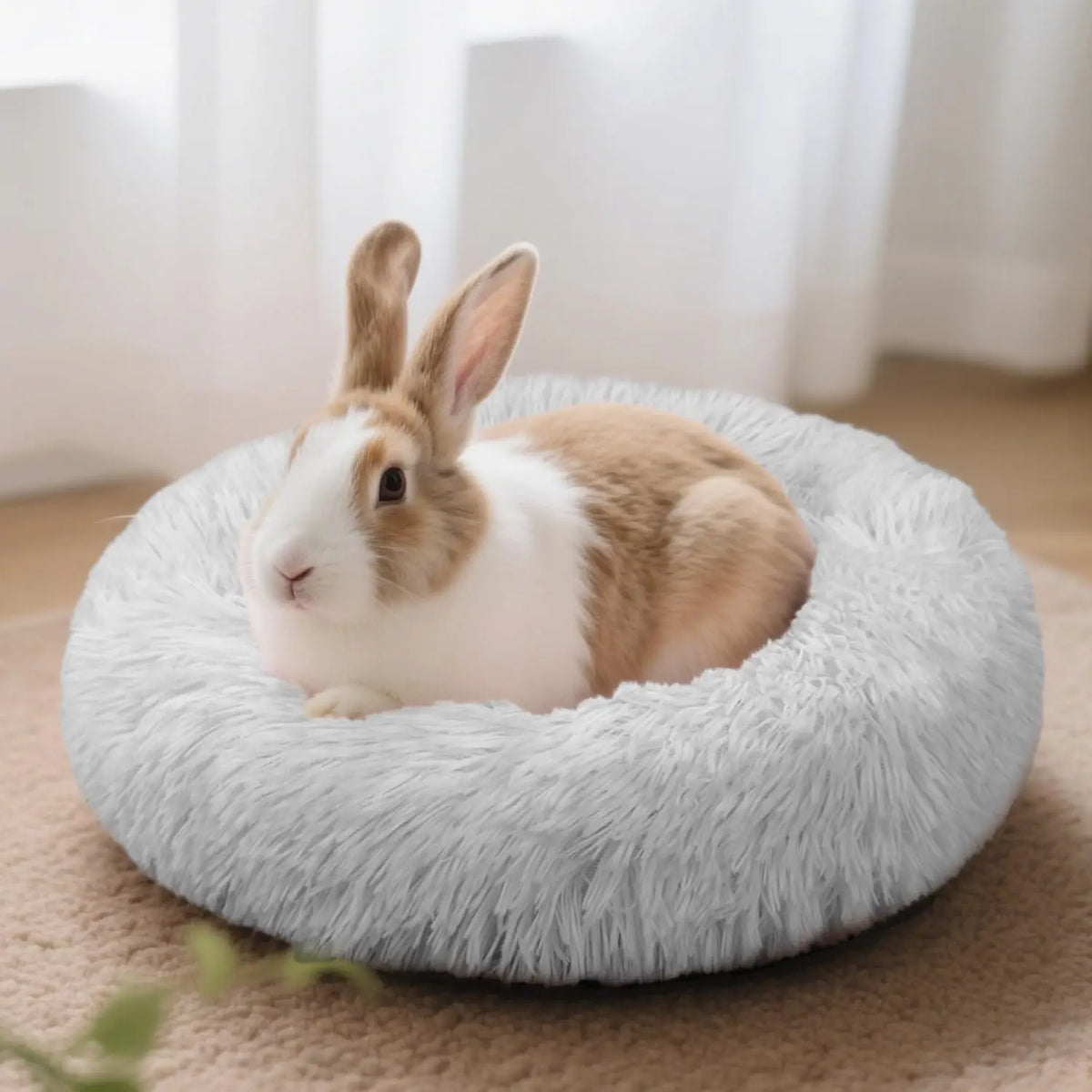 Bunny Bed Hideout Large Soft & Comfortable Small Bedding Cozy Bed Mat Warm Hideaway Cage Accessories for Guinea Pig
