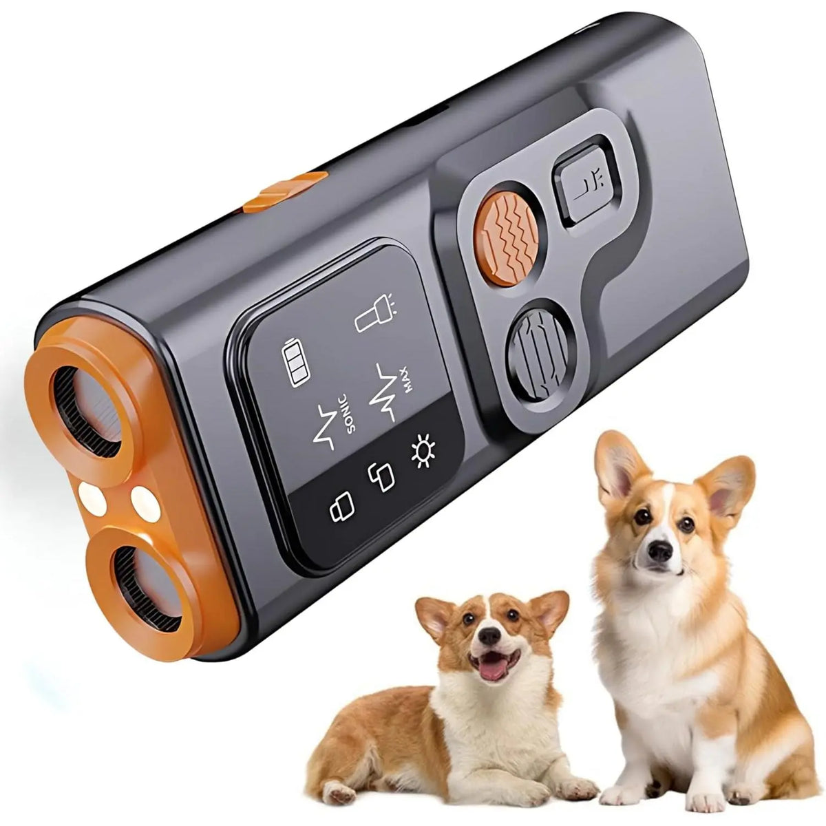 Pet Parade Ultrasonic Dog Bark Suppressor - 4 Training Modes, 50-Foot Range, Safe and Humane Handheld Device for Indoor and Outdoor Use