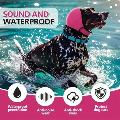 Professional Noise-Canceling Dog Ear Muffs - for Swimming/Thunderstorms/Vet Visits | Breathable Memory Foam, Puppy to Adult Dogs | Anxiety Relief & Secure Fit